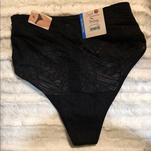 Cute Black Lace Thong Panties